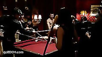 a perfect blonde gets fucked by a crowd