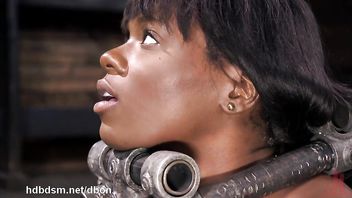Young ebony harsh fucking in bondage XXX kinky fetish