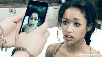Cheating slut Skin Diamond is taught a harsh and unforgettable lesson