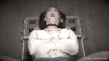 Smoking hot mental patient gets a nasty workout for her lovely tight ass